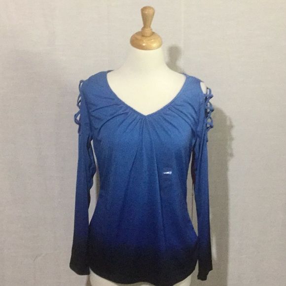 Jennifer Lopez Tops - Jennifer López Long Sleeve Open Shoulder Top